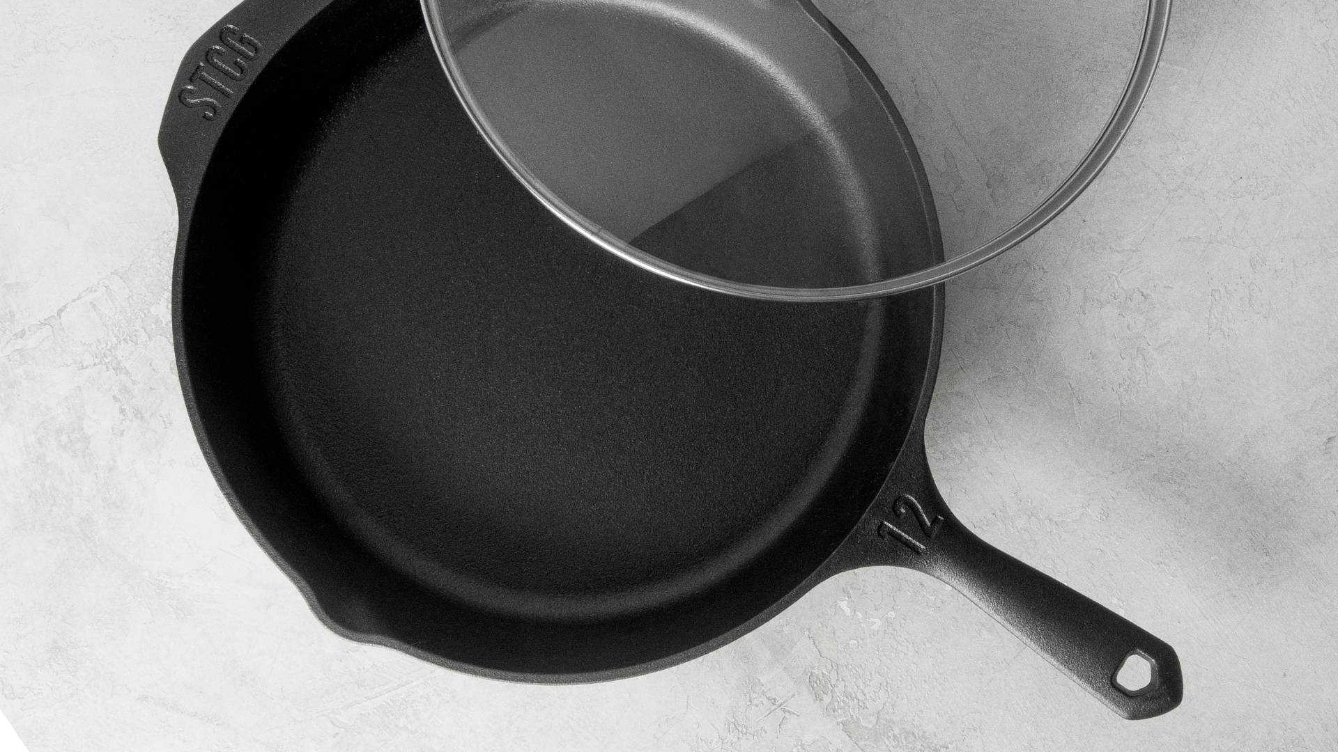 THE OG  12” Cast Iron Skillet with Lid – SHOP STCG