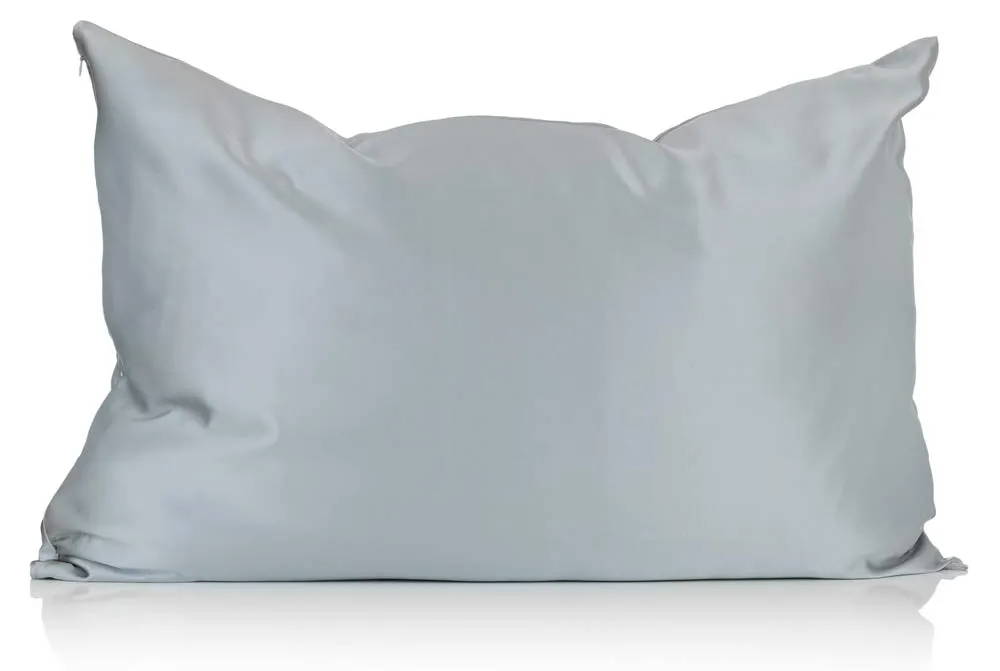 grey silk pillowcase