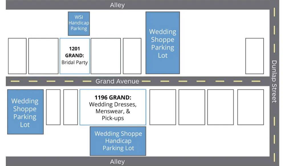 Wedding Shoppe Map