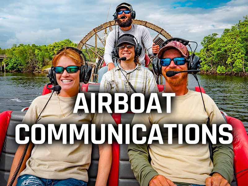 airboat communication kits