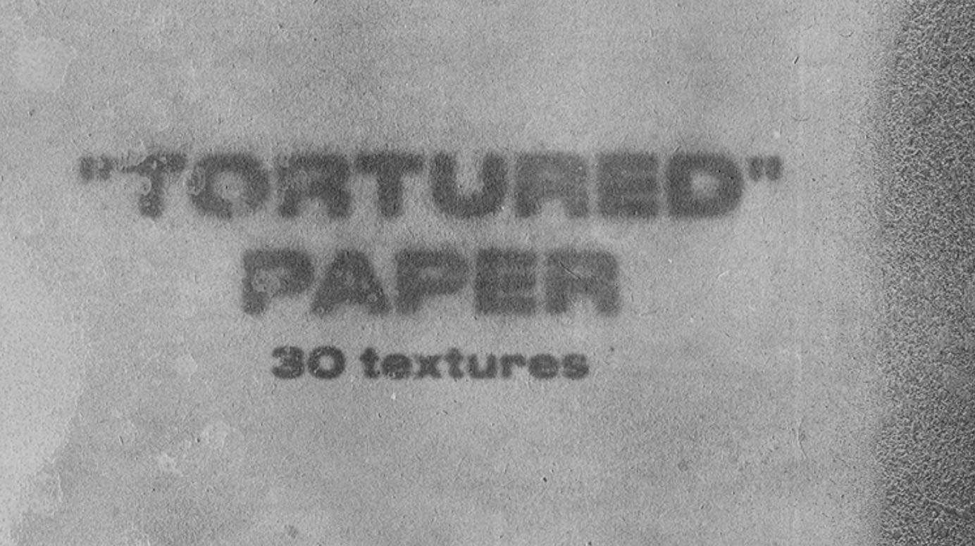 Free tortured paper textures