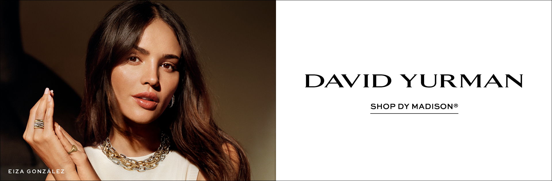 Model showcasing jewelry with 