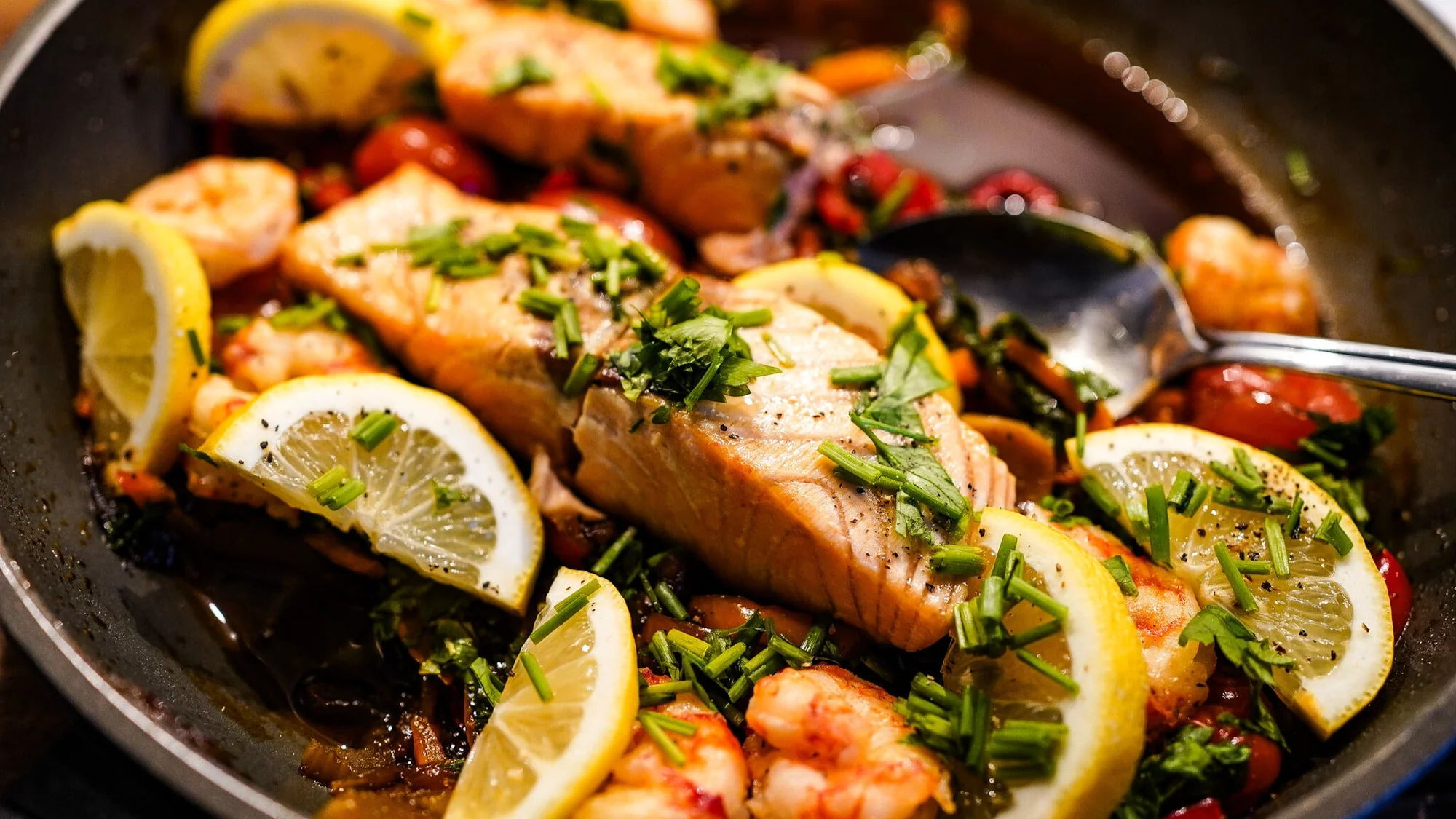 Pasta mit Lachs