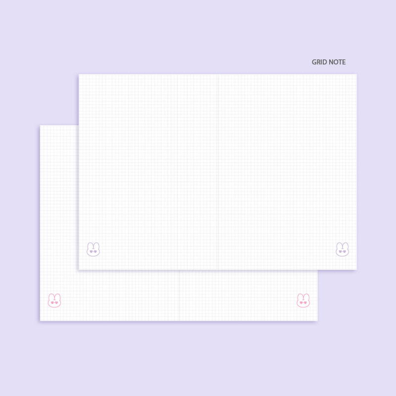 Grid note - Reeli 6 months dateless monthly planner notebook