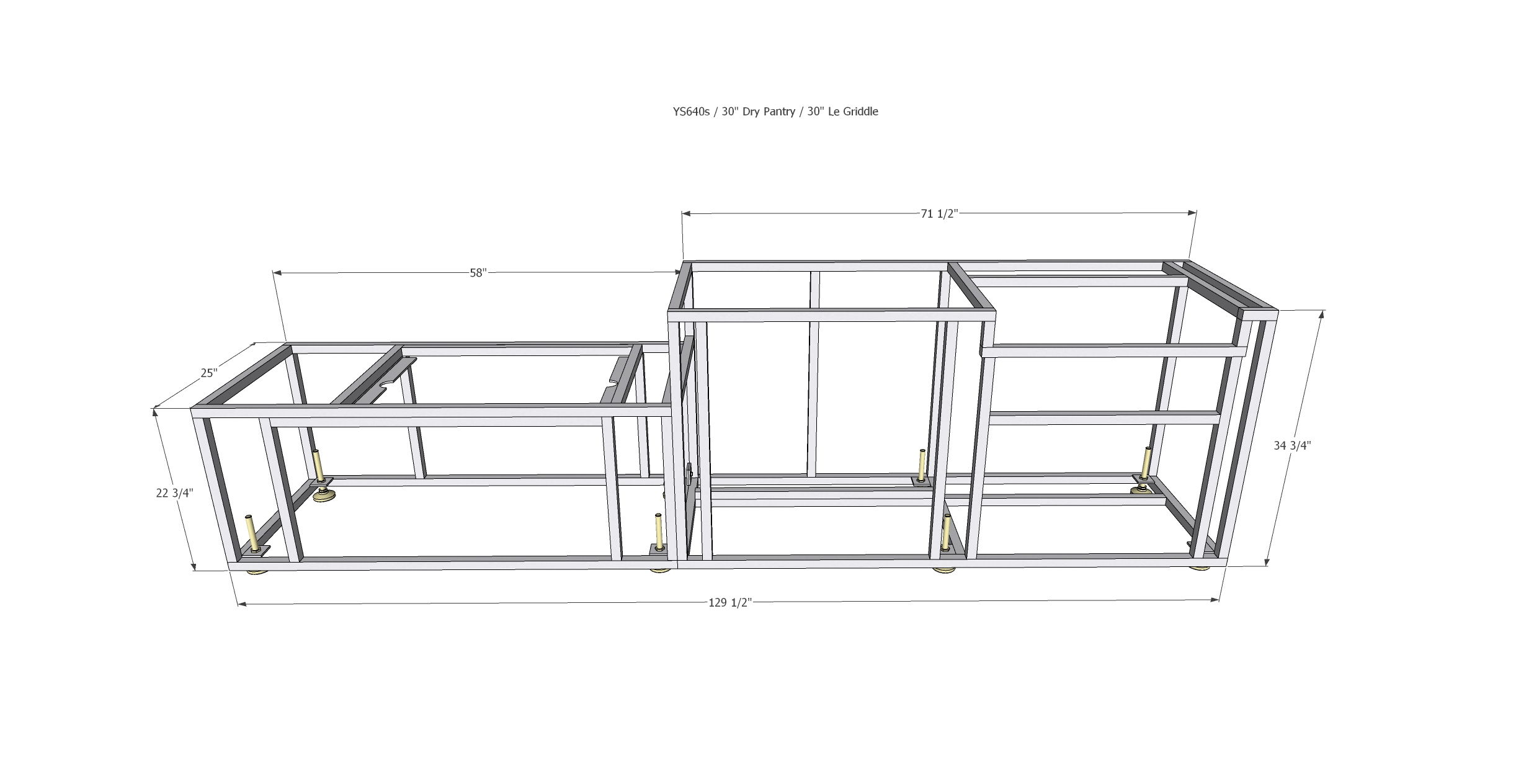 All Things BBQ Outdoor Kitchen Frames