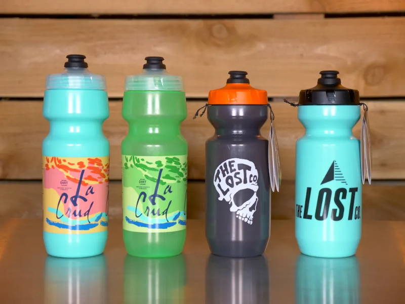mountain bike water bottles ground keeper groundkeeper the lost co teal la croix lacroix live gnarly