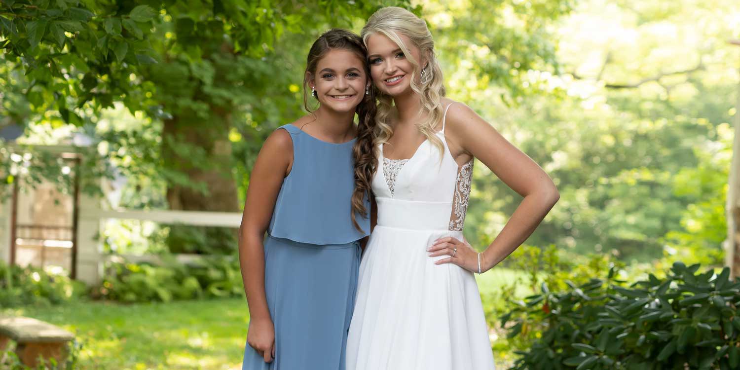 Slate Blue Junior Bridesmaid Dresses Kennedy Blue