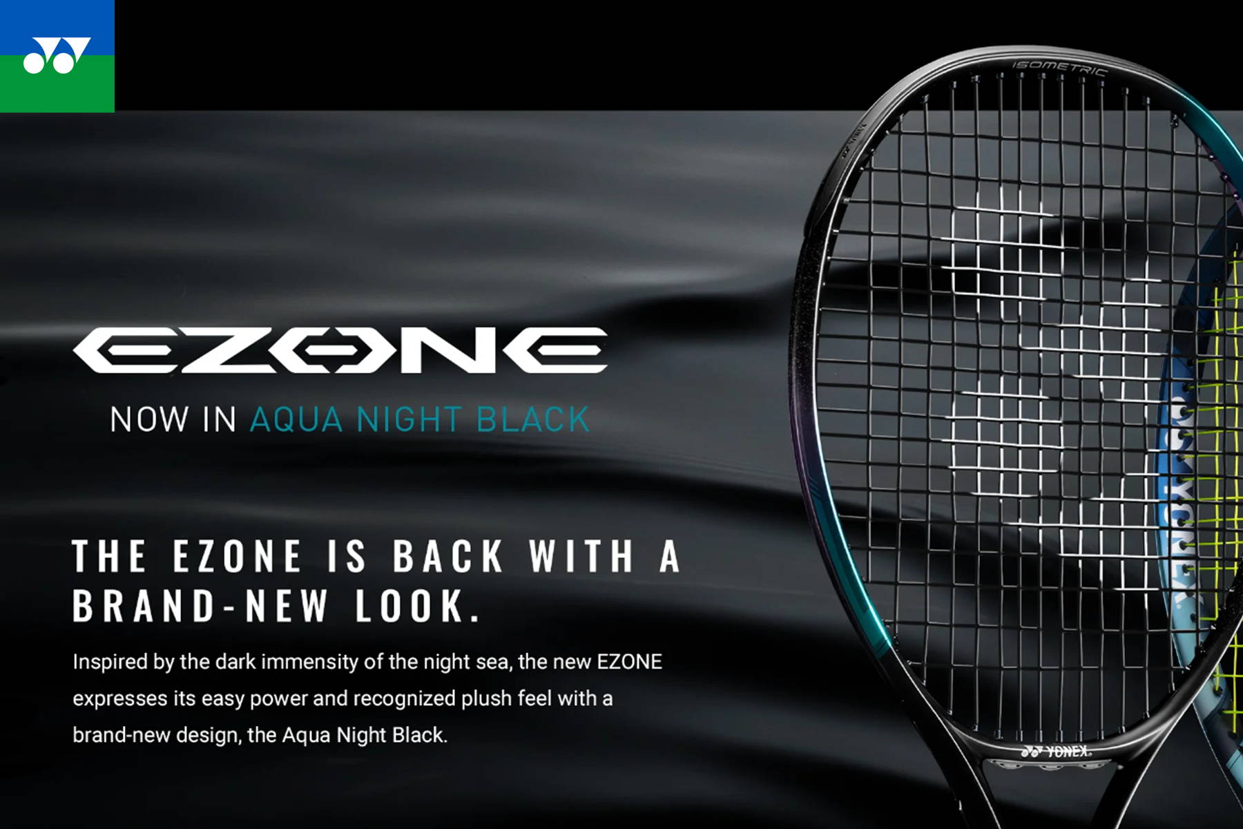 Yonex EZONE Aqua Night Black Tennis Racquet Collection
