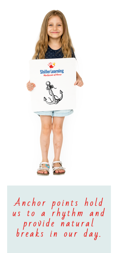 Homeschool family anchor points and daily rhythm