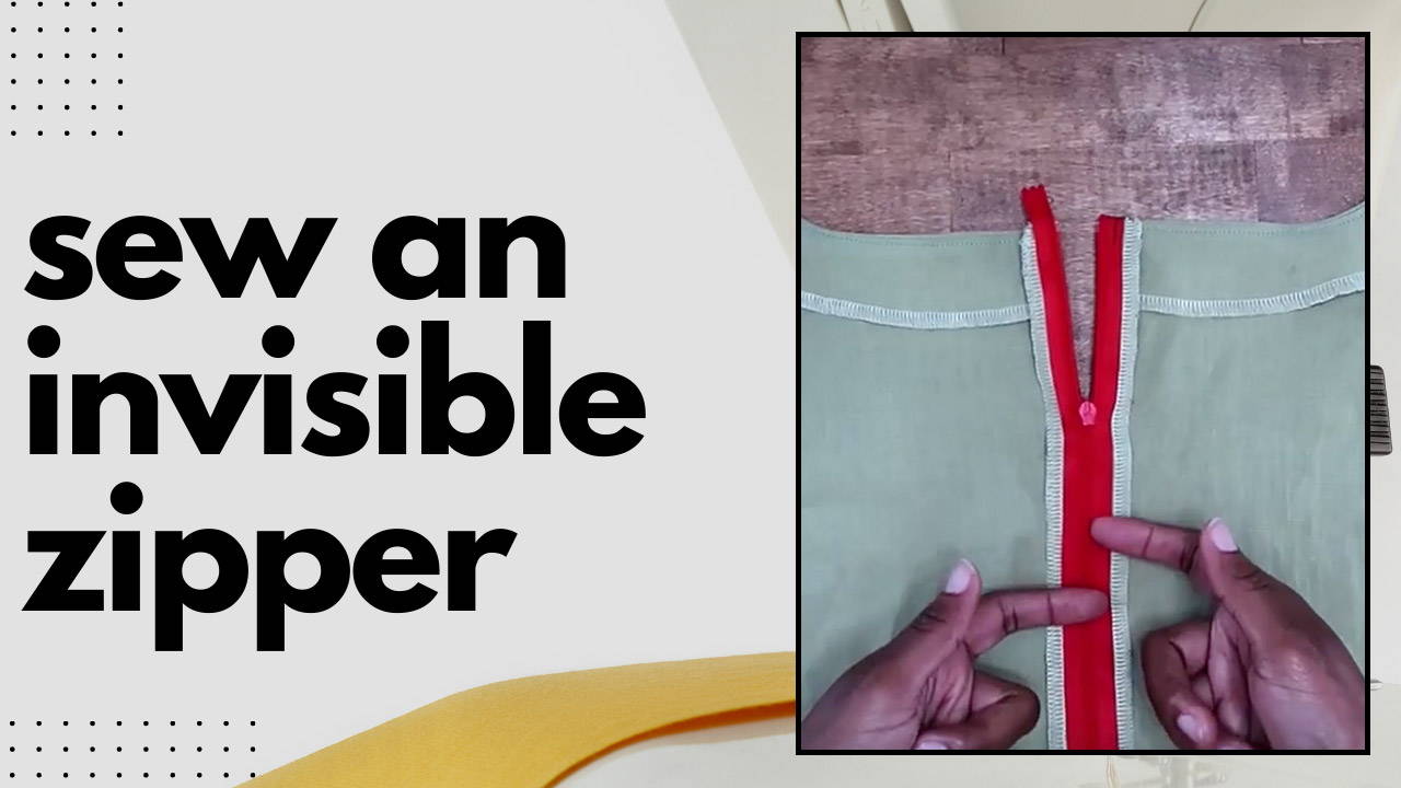 How-to Sew: Invisible Zipper