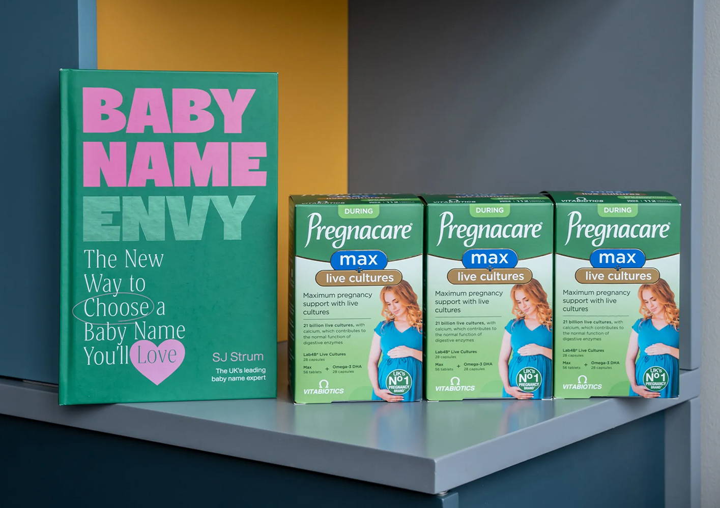 GIVEAWAY Enter Our Giveaway For Pregnacare Max + Live Cultures And Baby Name Envy Book