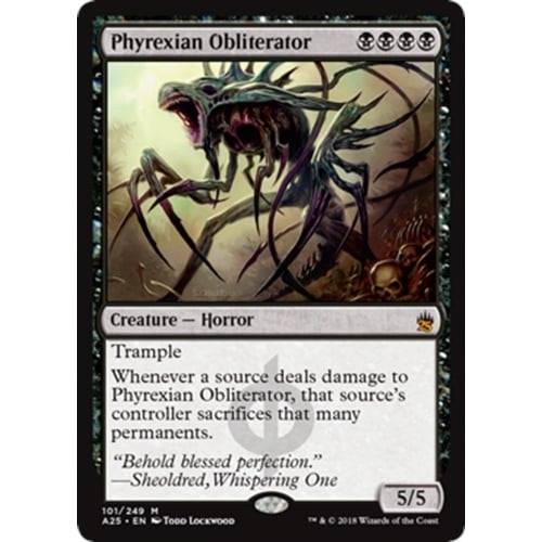 phyrexian obliterator creature horror card