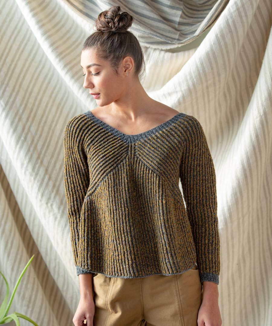 Diller Brioche Pullover | Knitting Pattern by Brooklyn Tweed