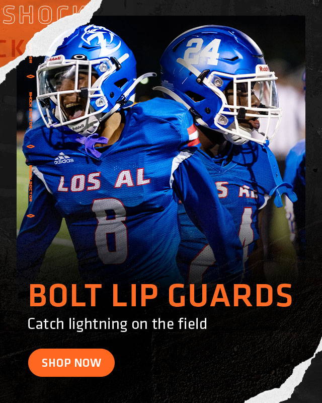 Bolt Lipguards - Catch lightening on the field - Shop Now