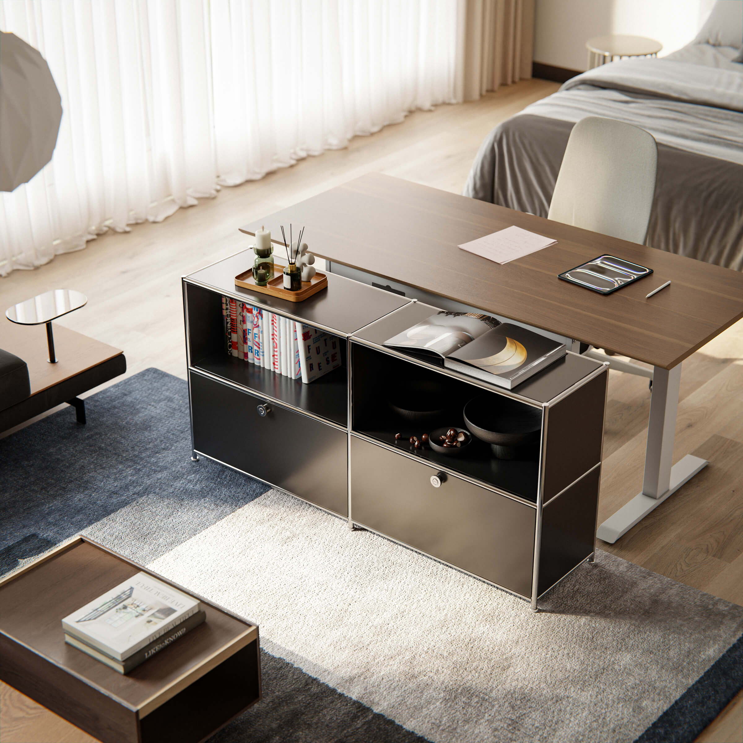 Modernes Homeoffice mit einer ofinto Cubox