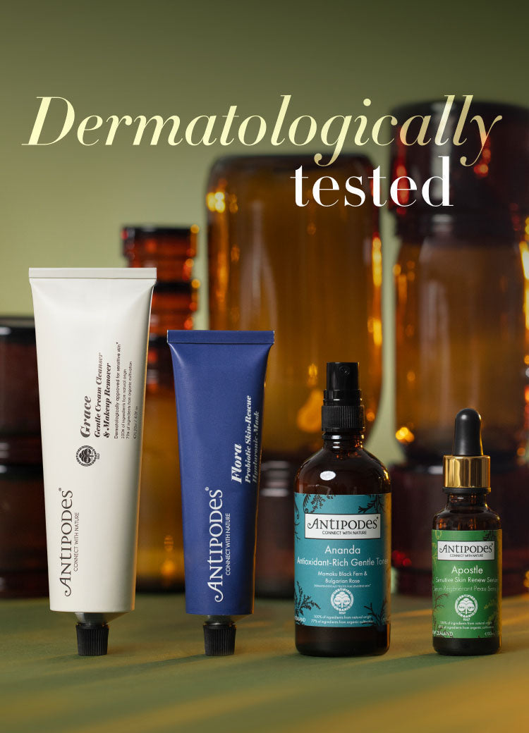Dermatologically tested for sensitive skin