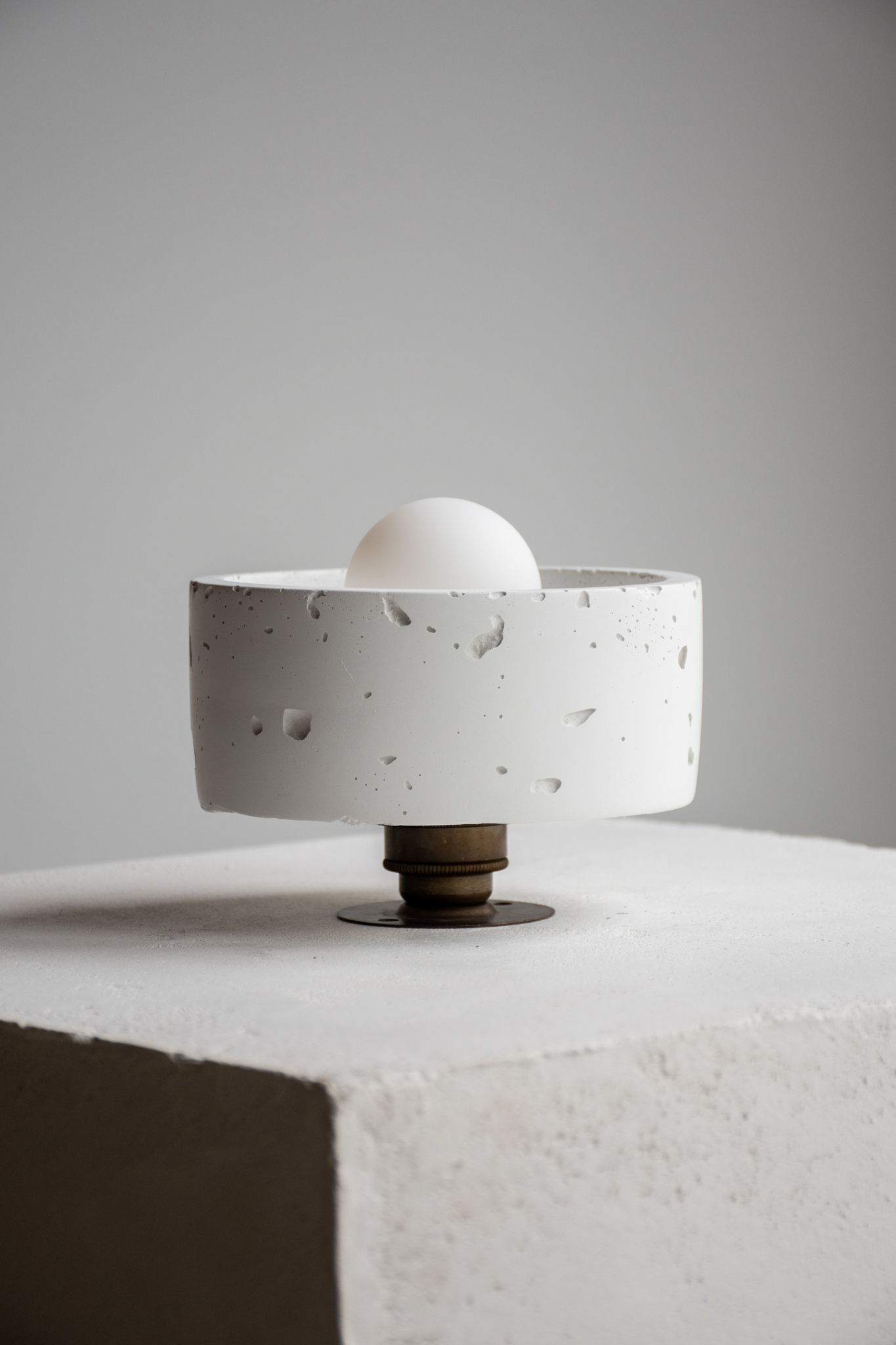 Cylindrical Concrete Wall Light
