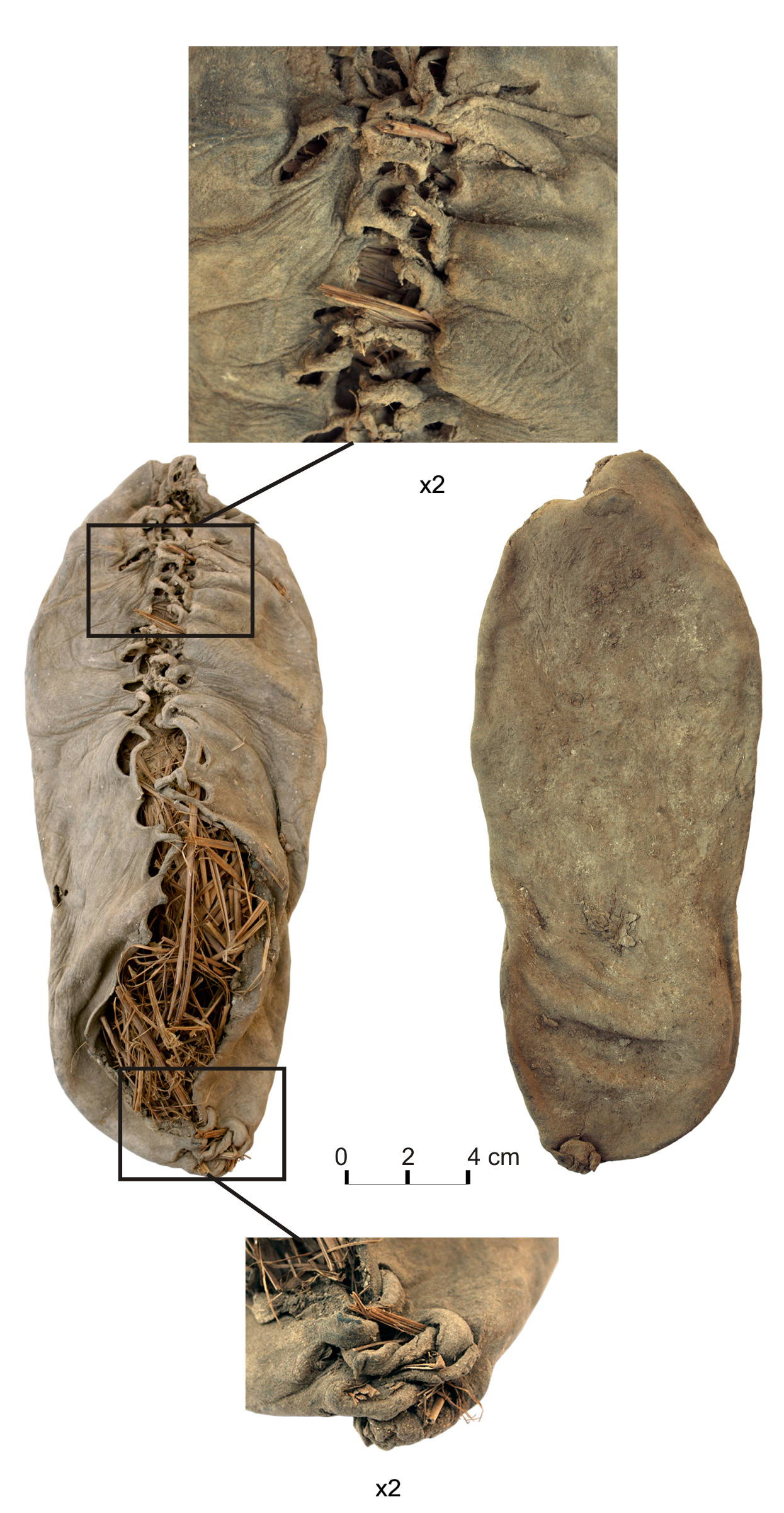 The oldest known leather shoe in the world, around 5500 years old