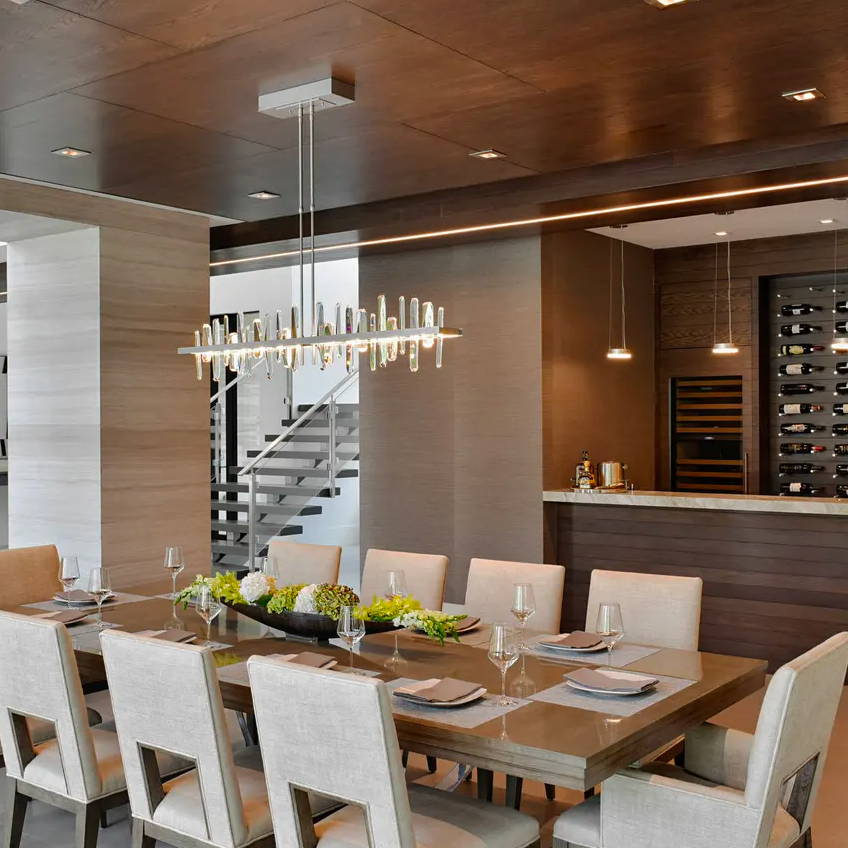 Dining room lighting ideas from hubbardton Forge