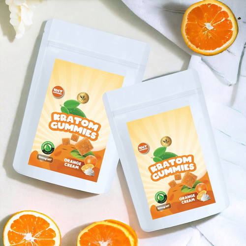 Pure Leaf Kratom Gummies Orange Cream