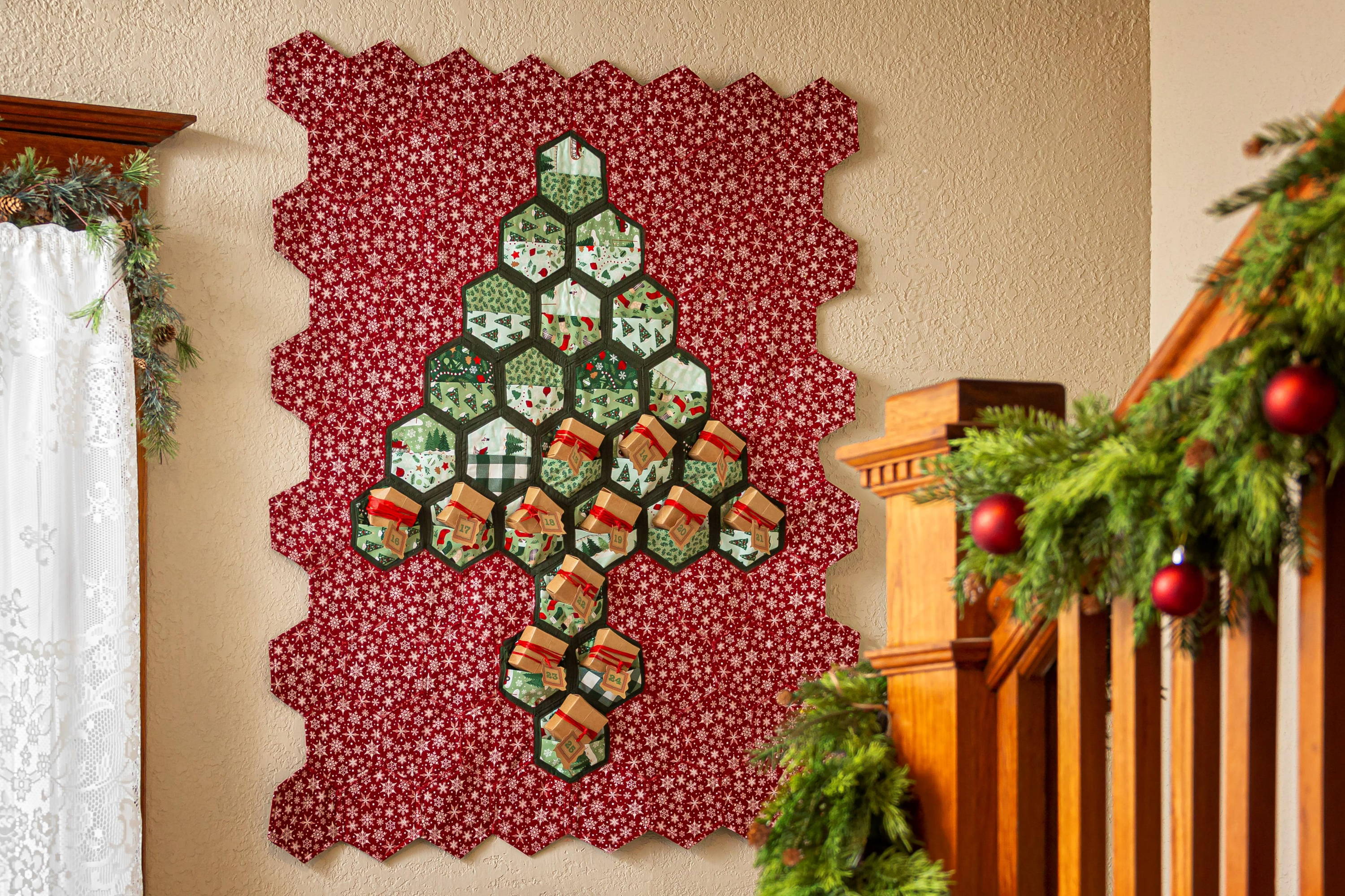 Advent calendar Christmas decoration to sew