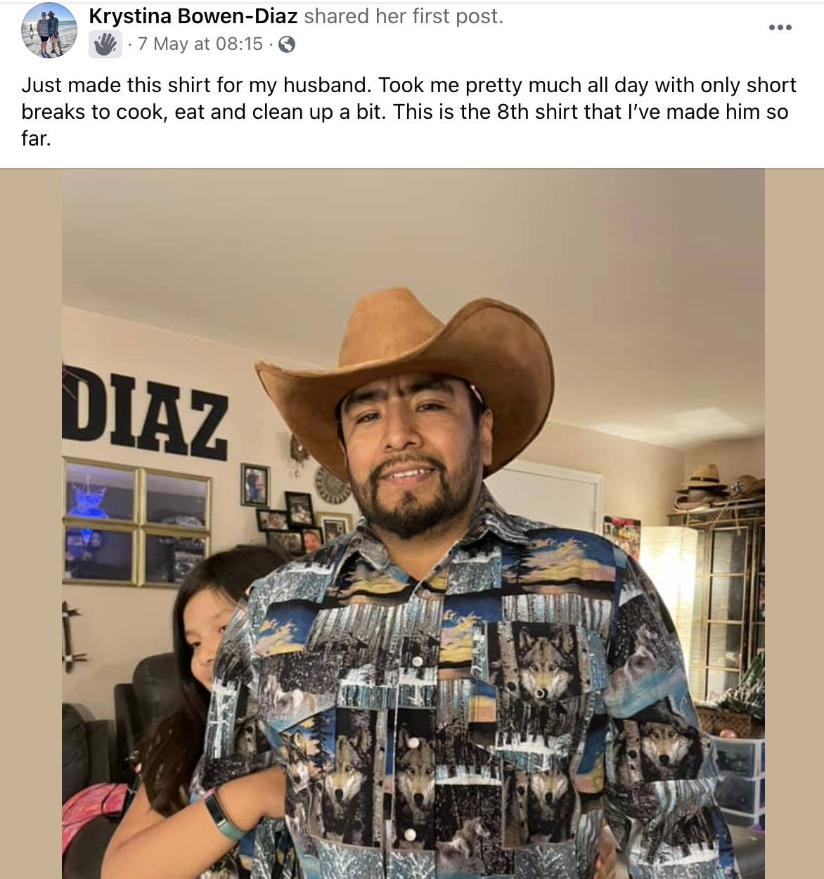 Krystina hudband amazing shirt
