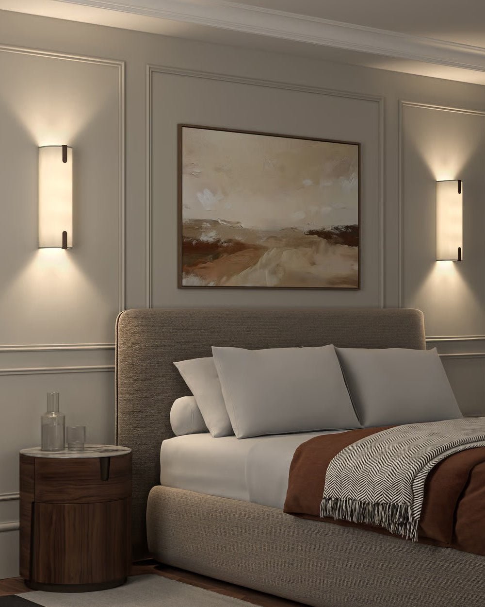 Cotton Pillar Wall Light-Lighting Collective