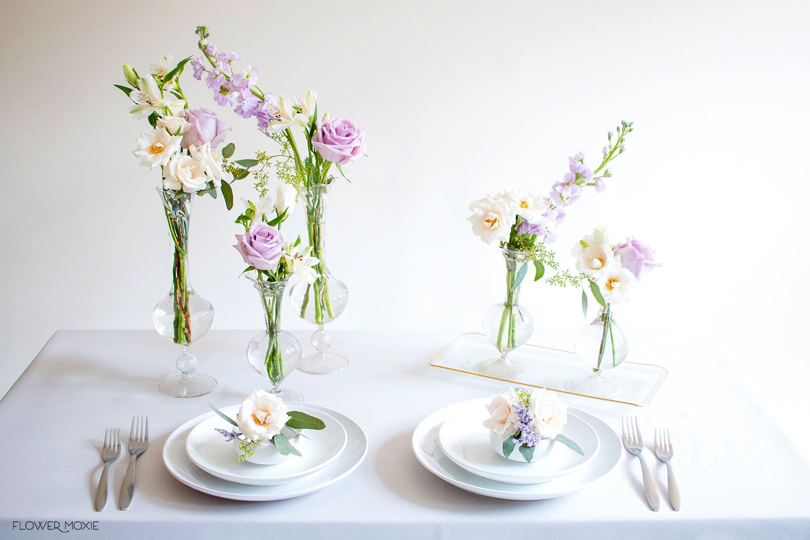 lavender bud vases