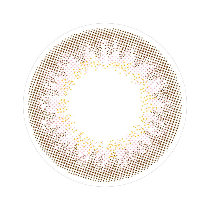 トゥワイライトピンクのレンズ画像|ラムリエ(ramurie)ワンデーコンタクトレンズ