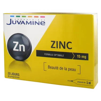 Ampoule de zinc Juvamine