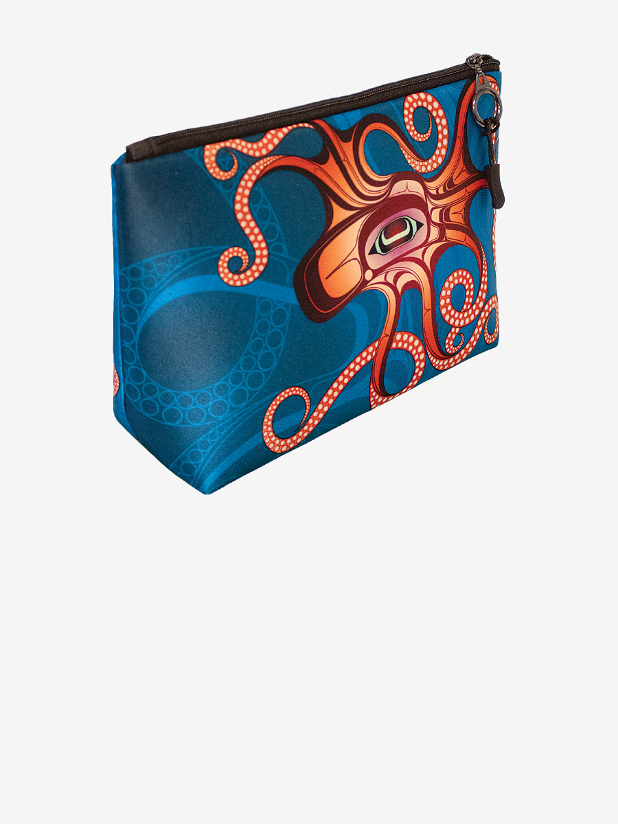 Octopus (Nuu) Handy Pouch by Ernest Swanson