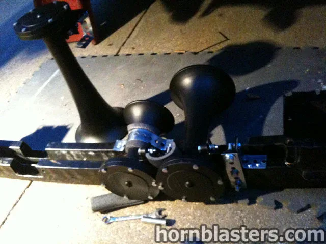 Hardware detail brackets fasteners and line routing Nathan AirChime K3 install Frank's Maxima photo 9