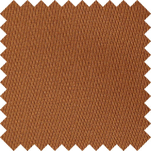 Brown fabric swatch with a textured diagonal weave pattern.
