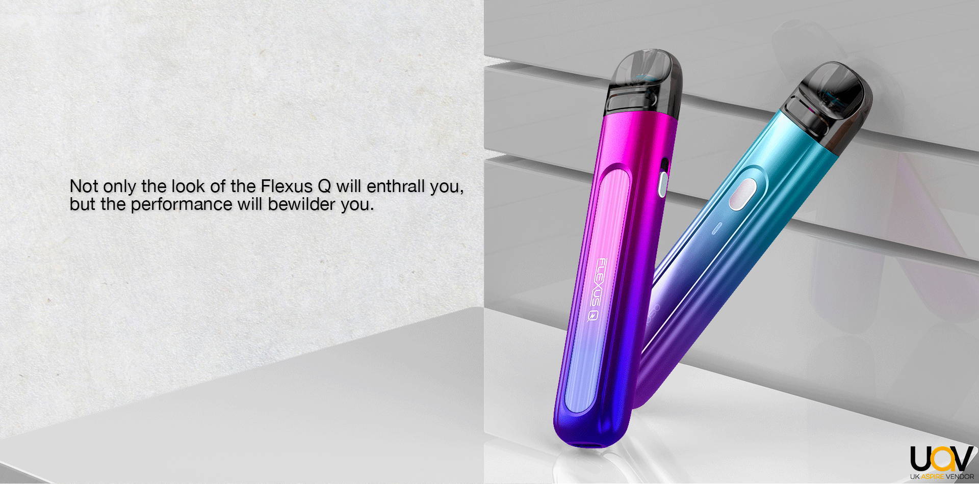 Not only the look of the Flexus Q will enthrall you, but the performance will bewilder you.