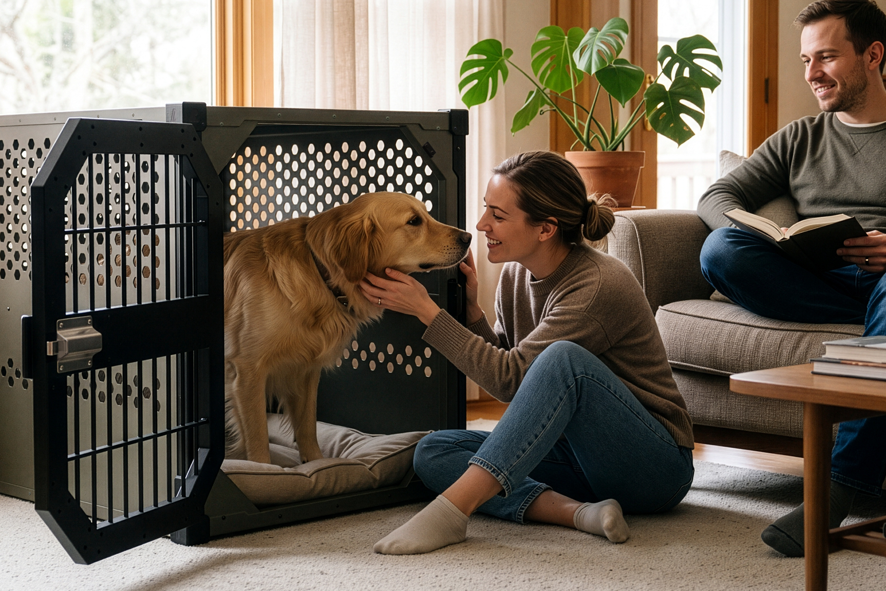 RYFA DOZER STATIONARY DOG CRATE