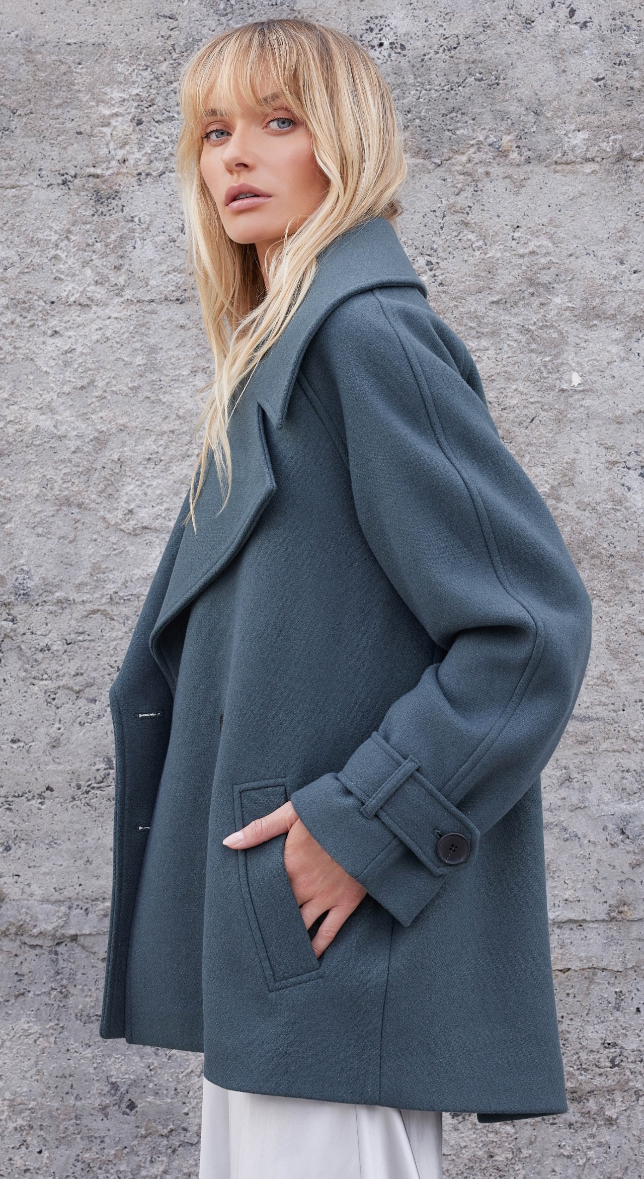 trenched crop coat