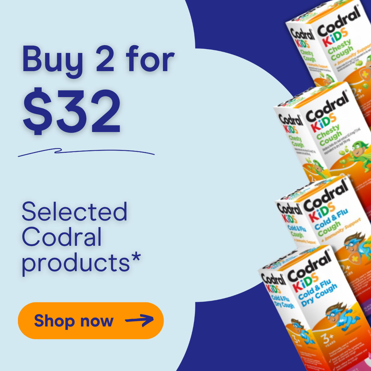 Buy 2 Codral products for $32. Shop now.