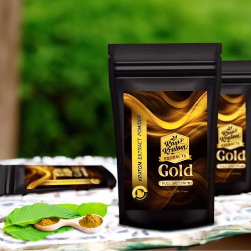 Raw Kratom Extract Gold Powder 