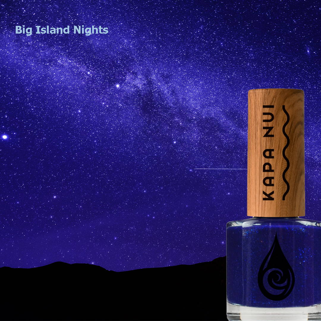 big island nights non toxic nail polish in the big island sky