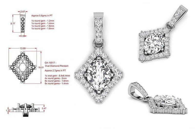 Bespoke Diamond Pendant