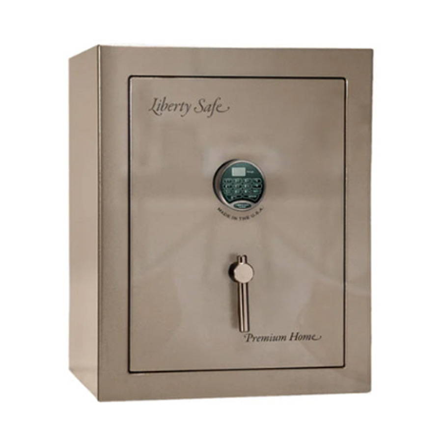 PREMIUM HOME SAFE LP08 in Champagne Gloss with Black Chrome Hardware