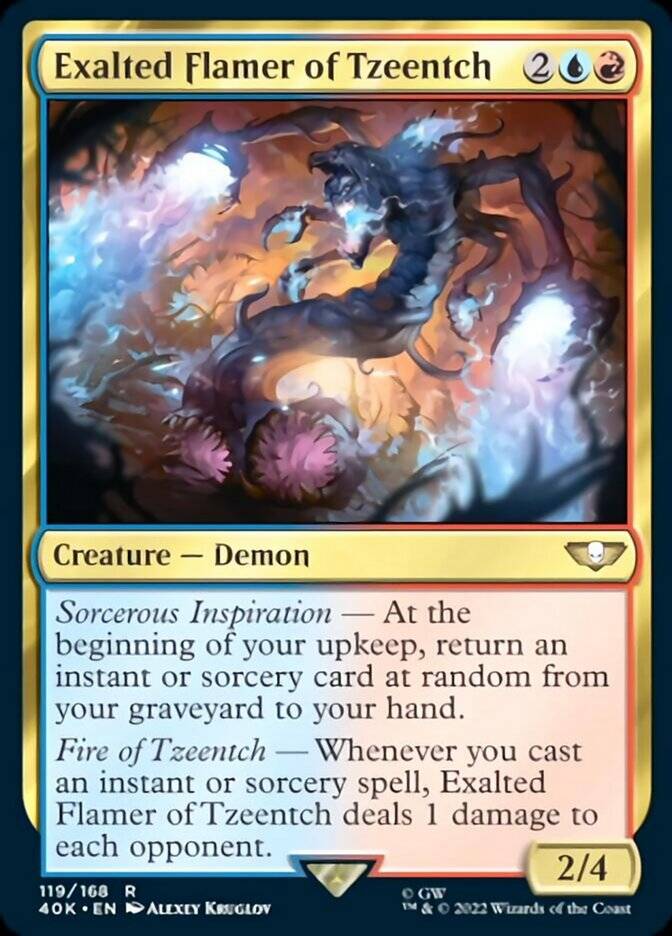 Exalted Flamer of Tzeentch
