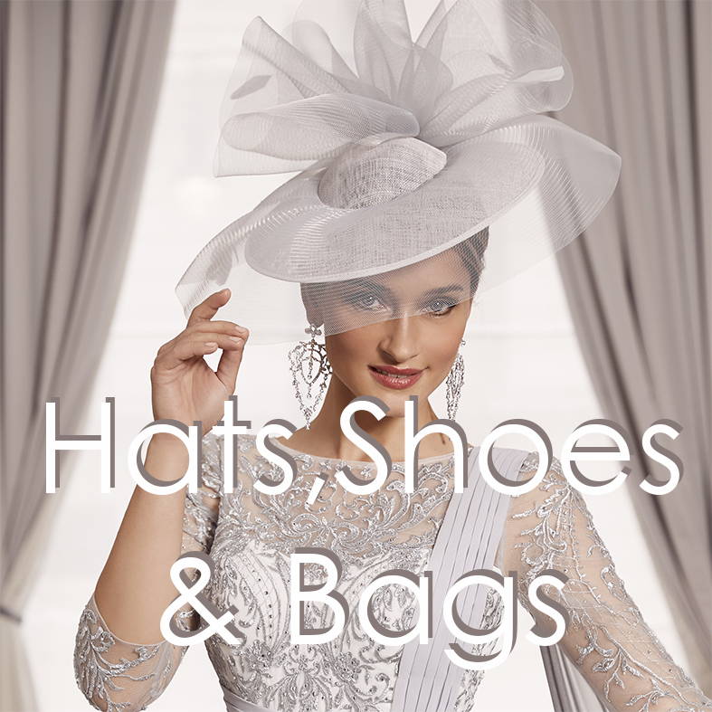 Hats shoes and bags for the mother of the bride and wedding guests