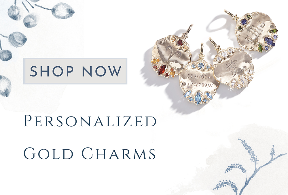 Shop Gold Personalized Charms by Three Sisters Jewelry