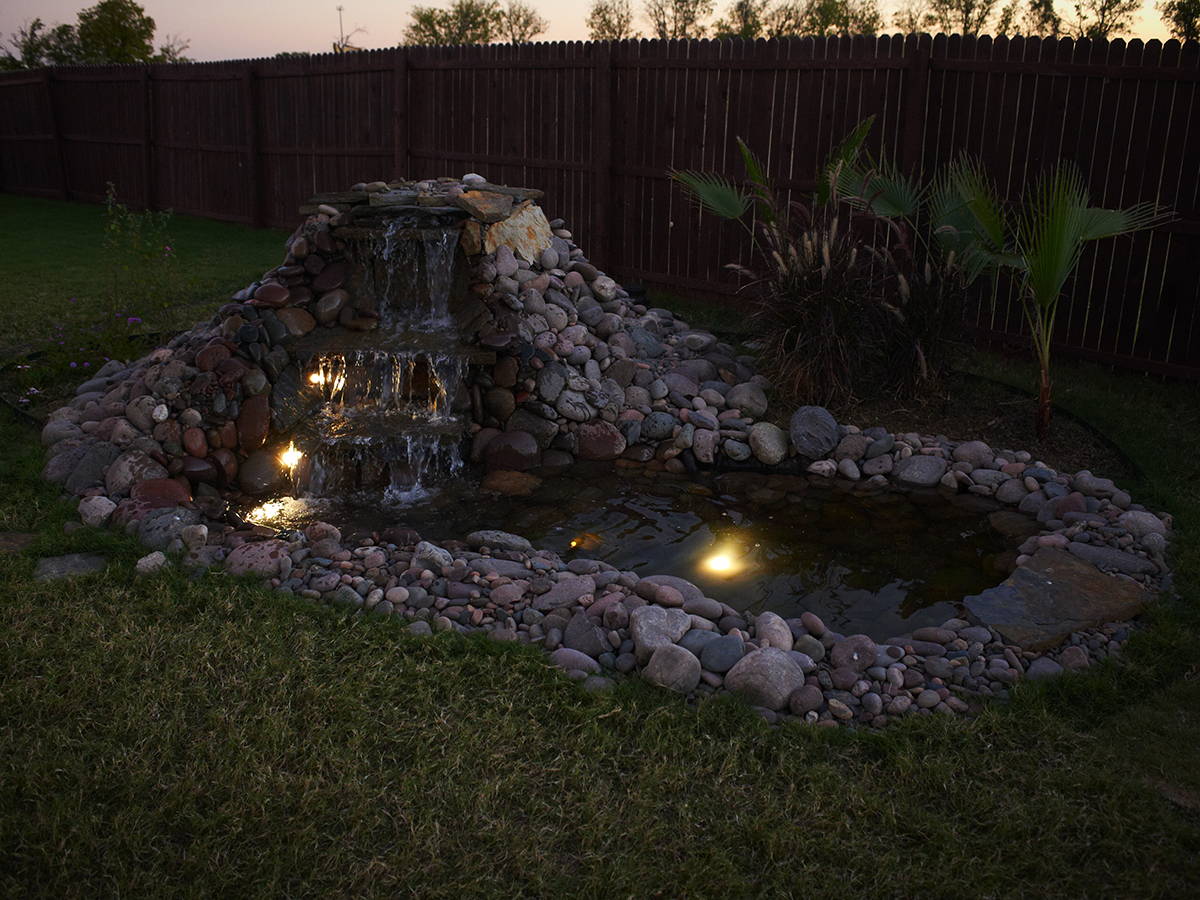 large waterfall diy project