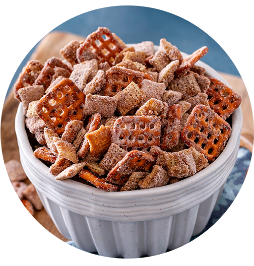 cinnamon roll munch mix recipe