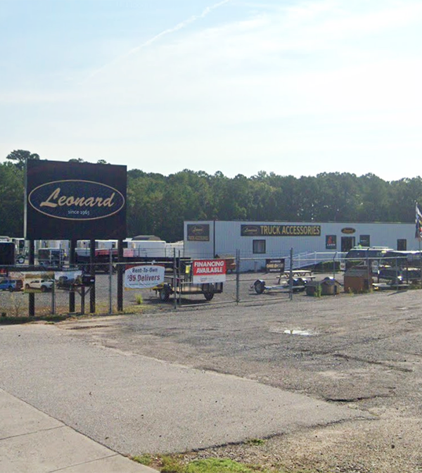 Leonard Buildings & Truck Accessories, Summerville, SC store front