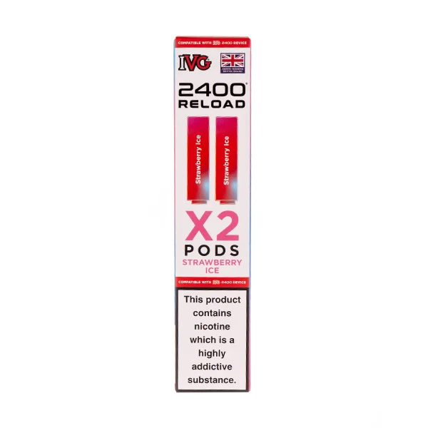 IVG 2400 Reload Strawberry Ice Pods