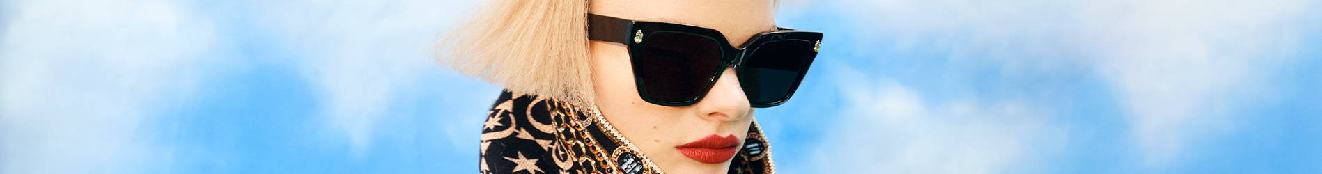  Model wearing CAMILLA sunglasses