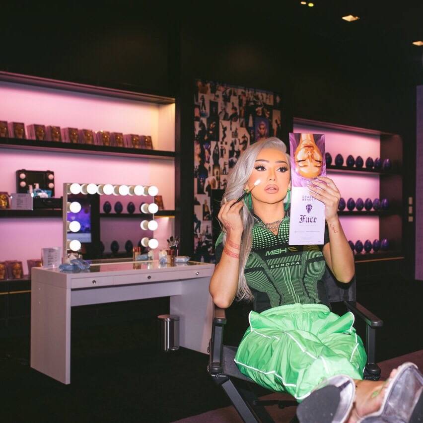 Nikita Dragun at the Dragun Beauty Pop Up in Los Angeles